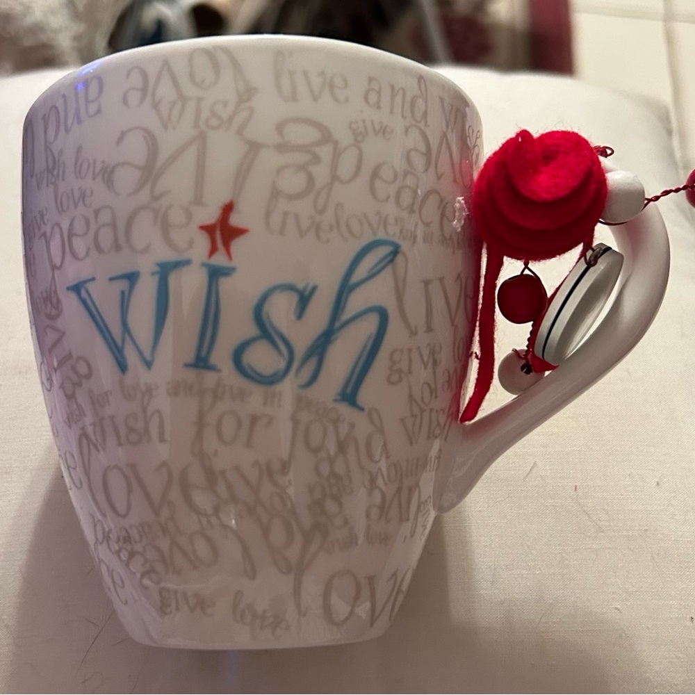 Starbucks 2005 WISH coffee cup.  10oz